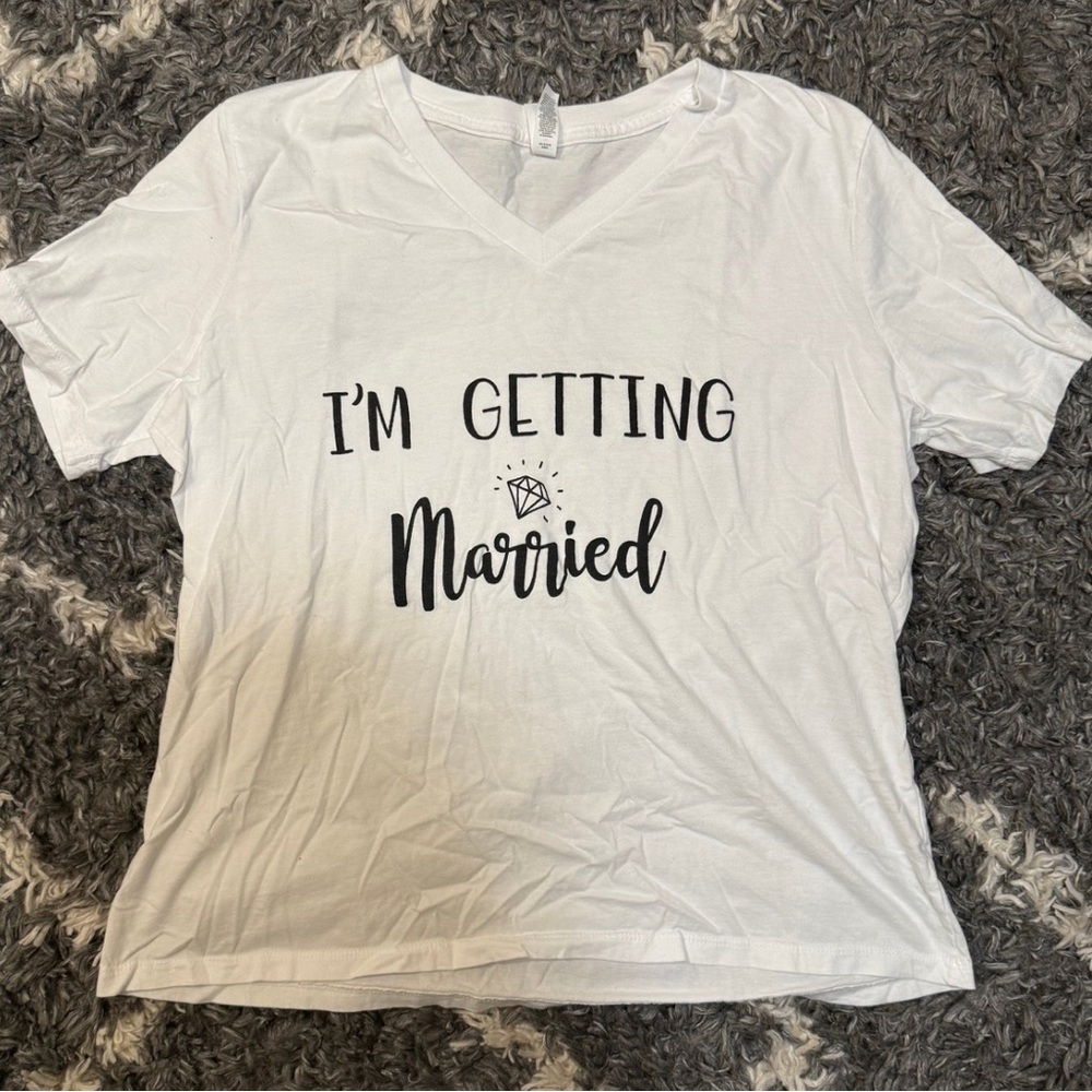 White and Grey Bachelorette Tees